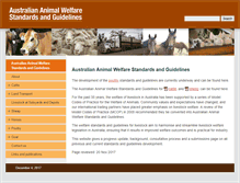 Tablet Screenshot of animalwelfarestandards.net.au